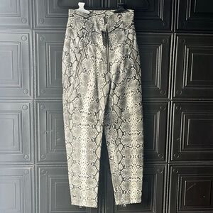 Marissa Webb Printed Leather Pants